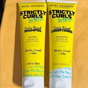 Marc Anthony Strictly Curls Yellow Shampoo and Conditioner